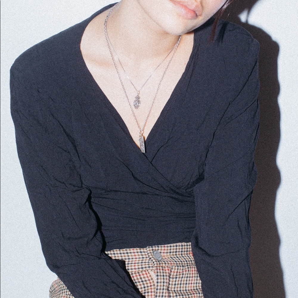 Brandy Melville Wrap Long Sleeve